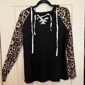 Hooded super soft long sleeve shirt